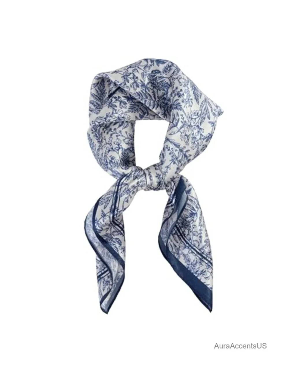 100% Pure Mulberry Silk Square Scarf 26